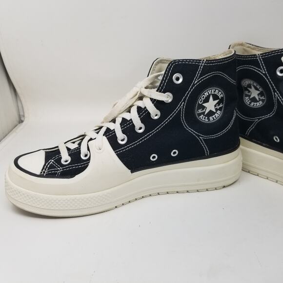 Converse Chuck Taylor All Star Construct High Canvas Shoes Mens 10.5 Women 12 - Picture 8 of 16
